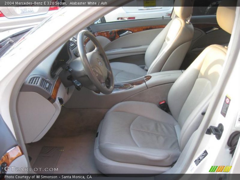Alabaster White / Ash 2004 Mercedes-Benz E 320 Sedan