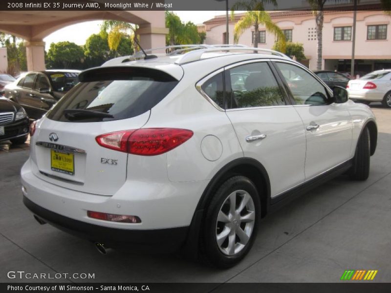 Moonlight White / Wheat 2008 Infiniti EX 35 Journey AWD