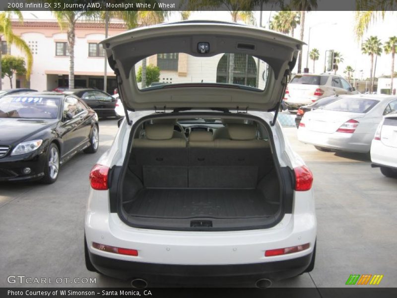 Moonlight White / Wheat 2008 Infiniti EX 35 Journey AWD