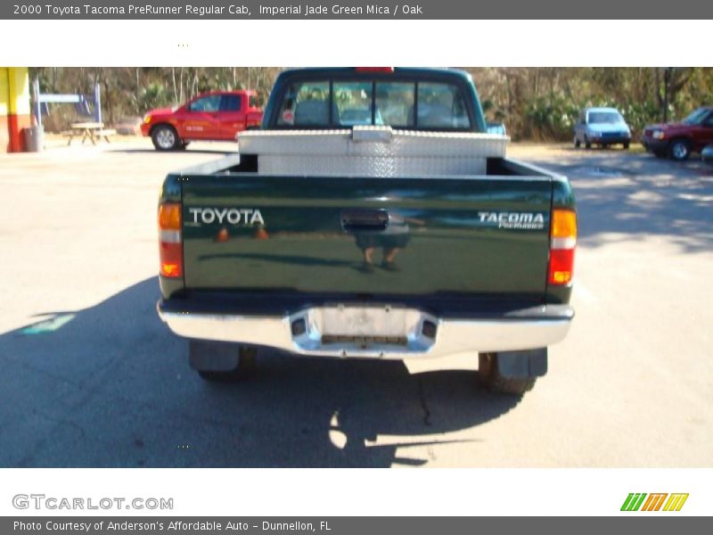 Imperial Jade Green Mica / Oak 2000 Toyota Tacoma PreRunner Regular Cab