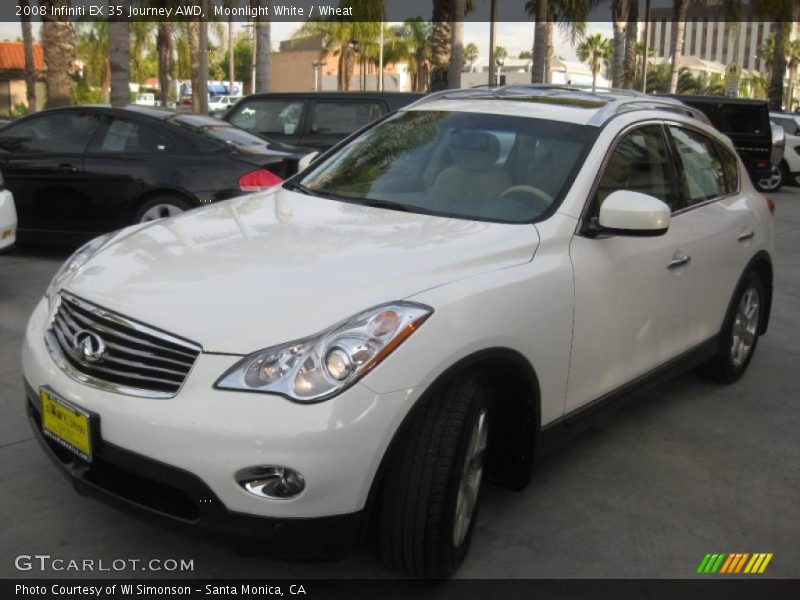 Moonlight White / Wheat 2008 Infiniti EX 35 Journey AWD