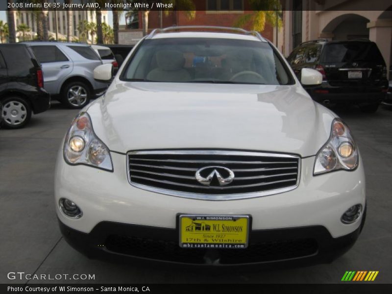 Moonlight White / Wheat 2008 Infiniti EX 35 Journey AWD