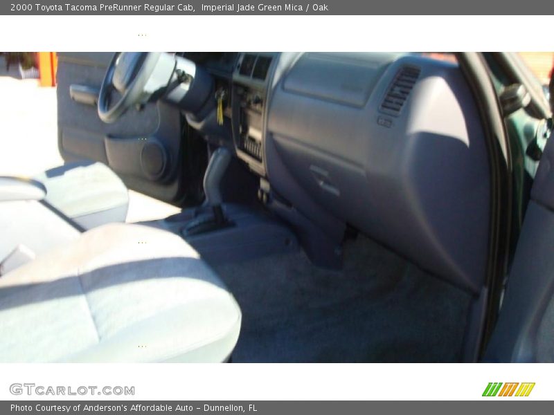 Imperial Jade Green Mica / Oak 2000 Toyota Tacoma PreRunner Regular Cab