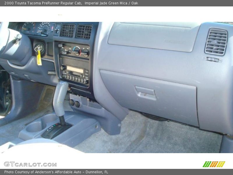 Imperial Jade Green Mica / Oak 2000 Toyota Tacoma PreRunner Regular Cab