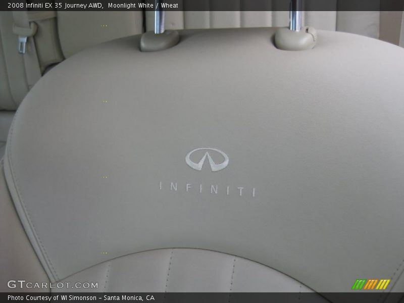 Moonlight White / Wheat 2008 Infiniti EX 35 Journey AWD