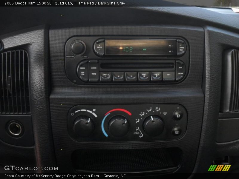 Flame Red / Dark Slate Gray 2005 Dodge Ram 1500 SLT Quad Cab