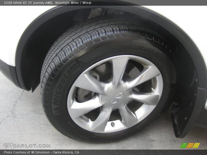 Moonlight White / Wheat 2008 Infiniti EX 35 Journey AWD