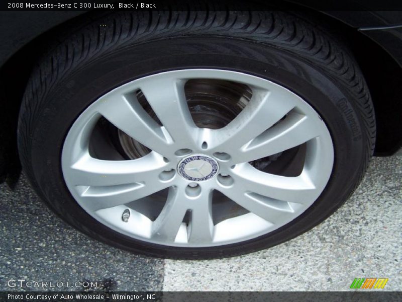 Black / Black 2008 Mercedes-Benz C 300 Luxury
