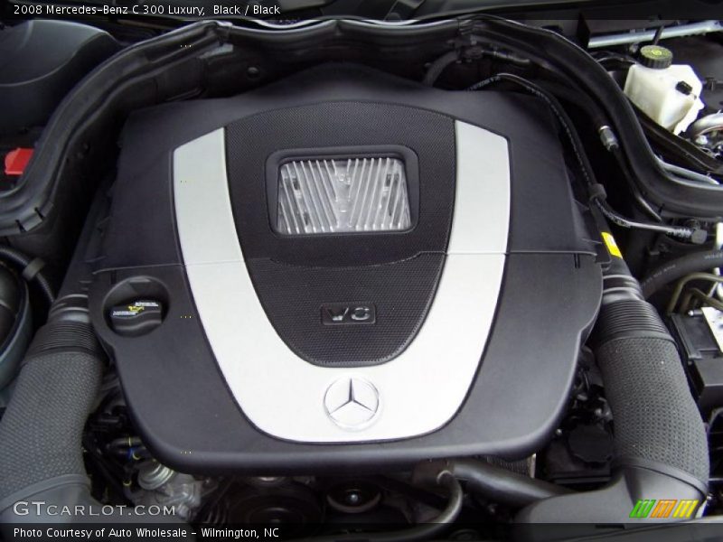 Black / Black 2008 Mercedes-Benz C 300 Luxury