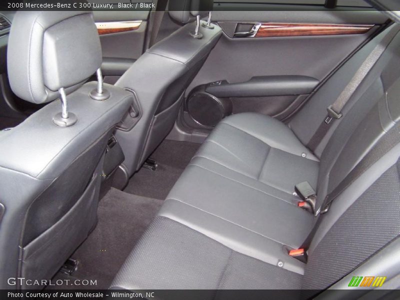 Black / Black 2008 Mercedes-Benz C 300 Luxury