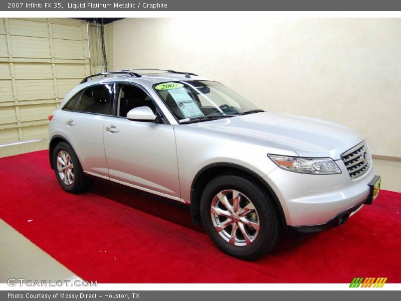 Liquid Platinum Metallic / Graphite 2007 Infiniti FX 35