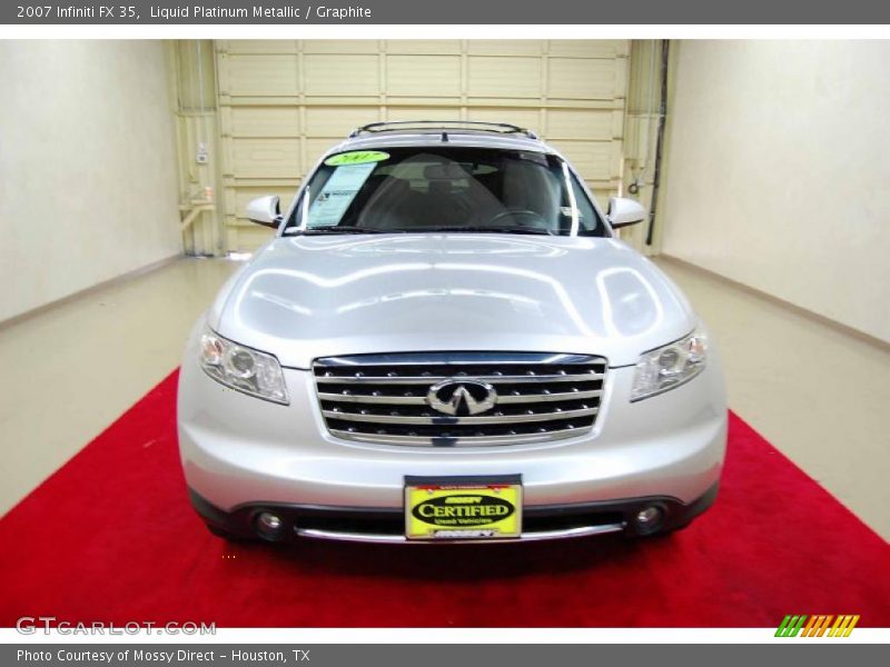 Liquid Platinum Metallic / Graphite 2007 Infiniti FX 35