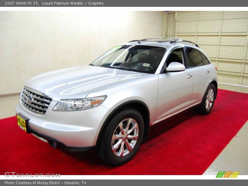 Liquid Platinum Metallic / Graphite 2007 Infiniti FX 35