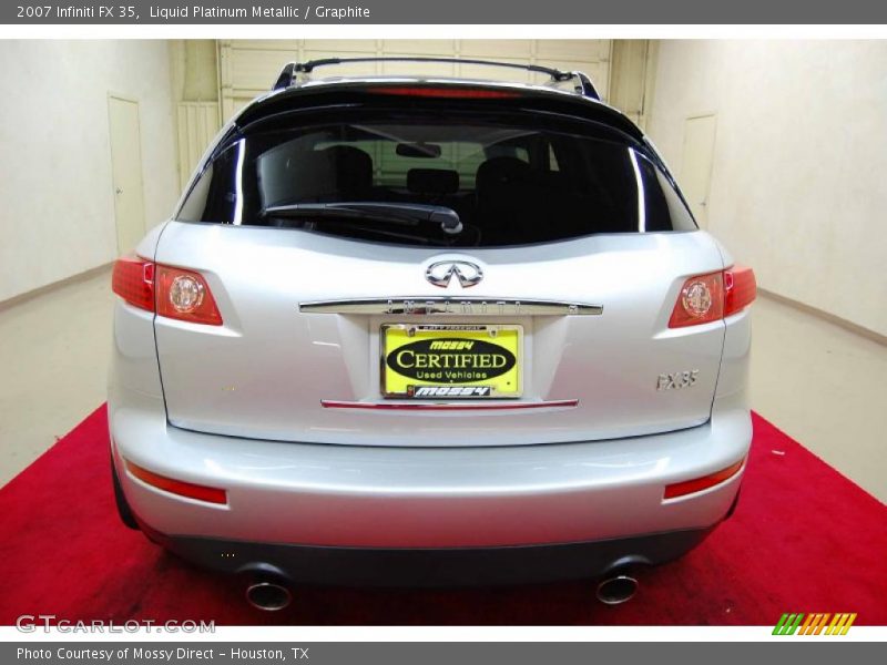 Liquid Platinum Metallic / Graphite 2007 Infiniti FX 35