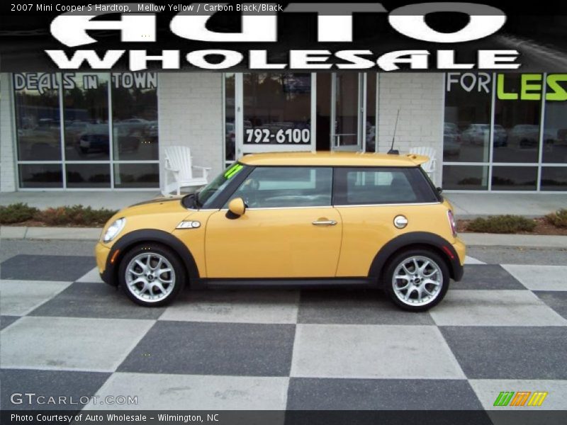Mellow Yellow / Carbon Black/Black 2007 Mini Cooper S Hardtop