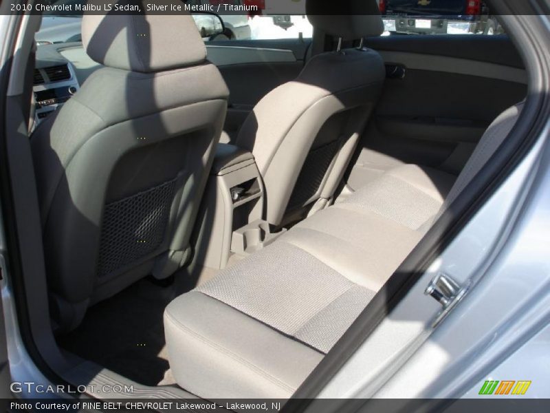 Silver Ice Metallic / Titanium 2010 Chevrolet Malibu LS Sedan