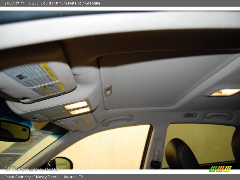Liquid Platinum Metallic / Graphite 2007 Infiniti FX 35
