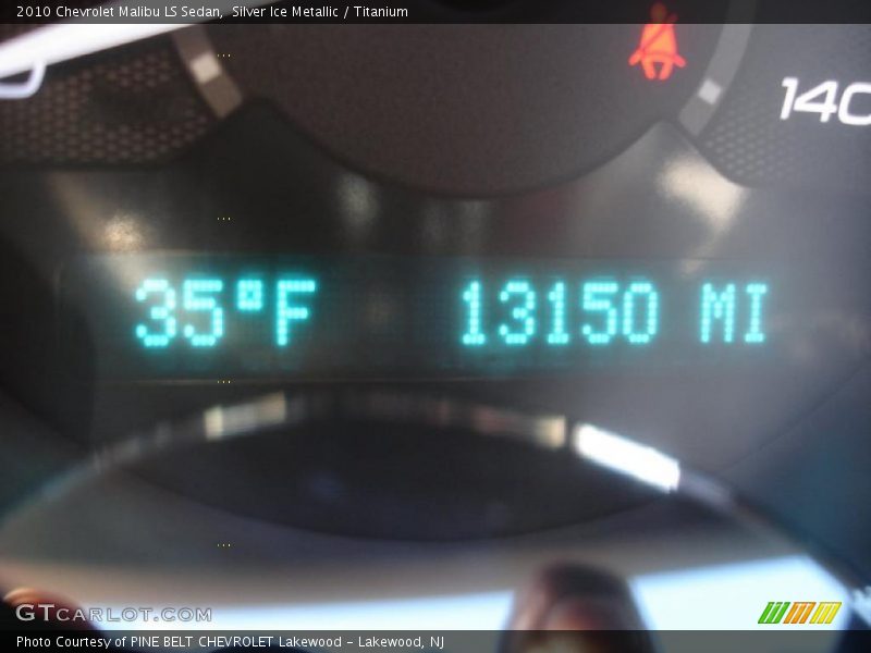 Silver Ice Metallic / Titanium 2010 Chevrolet Malibu LS Sedan