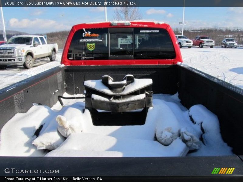 Bright Red / Black 2008 Ford F350 Super Duty FX4 Crew Cab 4x4 Dually