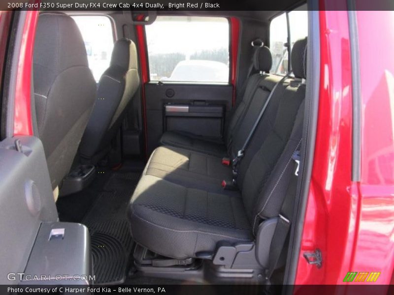Bright Red / Black 2008 Ford F350 Super Duty FX4 Crew Cab 4x4 Dually