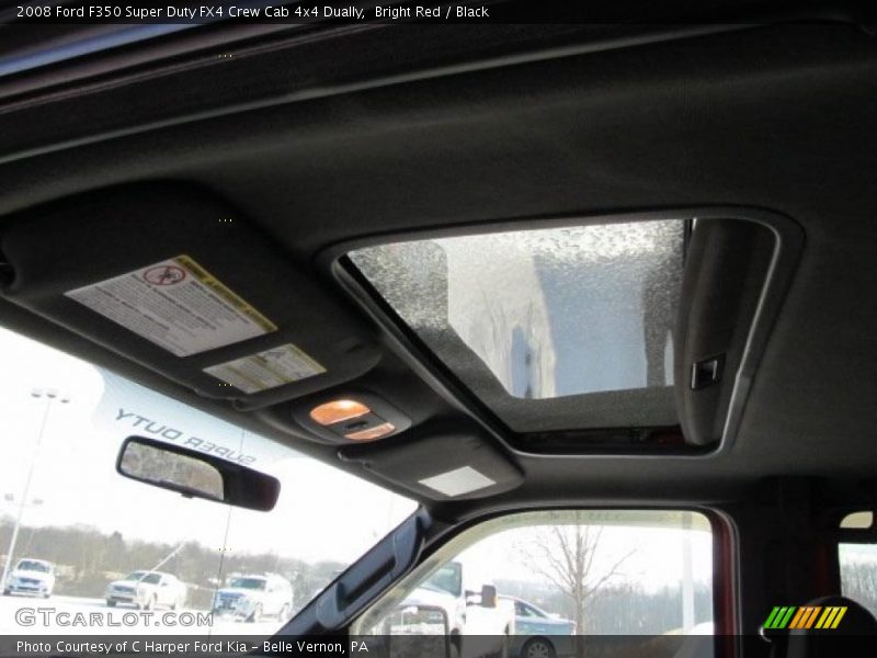 Bright Red / Black 2008 Ford F350 Super Duty FX4 Crew Cab 4x4 Dually