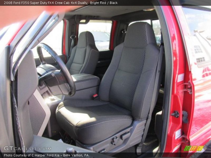 Bright Red / Black 2008 Ford F350 Super Duty FX4 Crew Cab 4x4 Dually