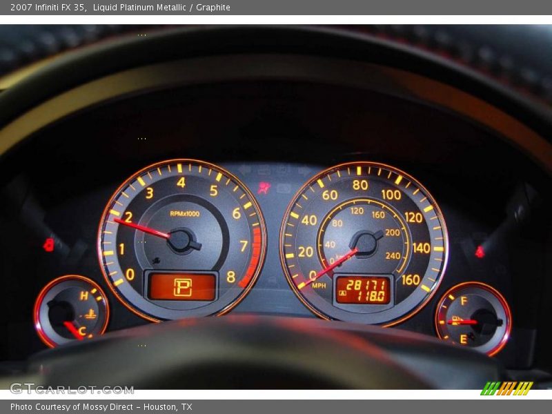 Liquid Platinum Metallic / Graphite 2007 Infiniti FX 35