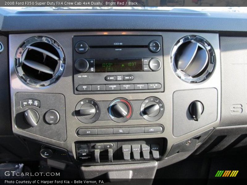 Bright Red / Black 2008 Ford F350 Super Duty FX4 Crew Cab 4x4 Dually