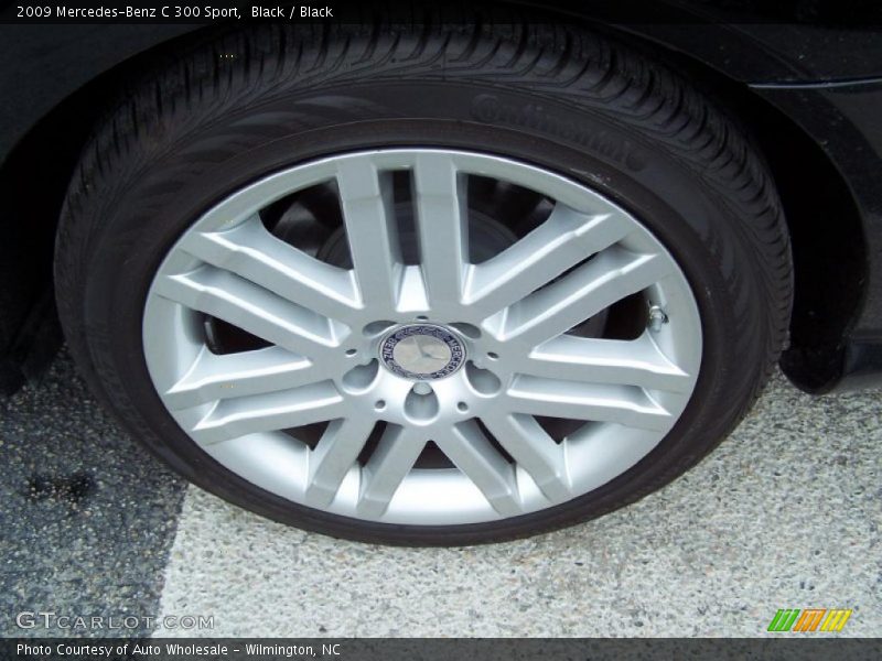 Black / Black 2009 Mercedes-Benz C 300 Sport