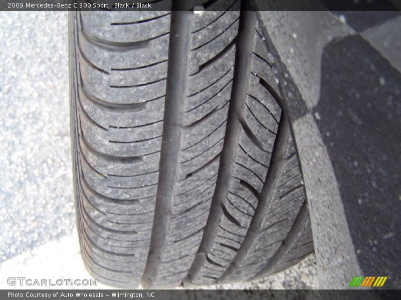 Black / Black 2009 Mercedes-Benz C 300 Sport