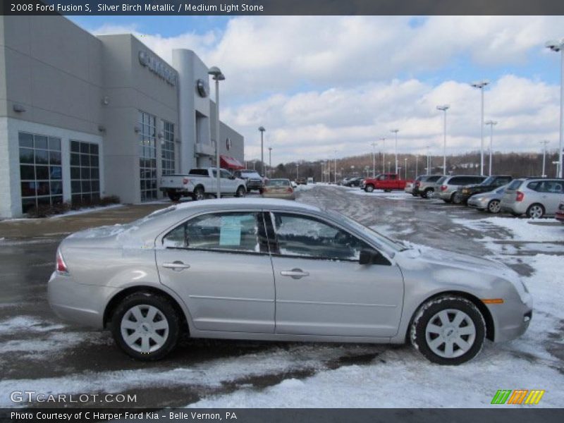 Silver Birch Metallic / Medium Light Stone 2008 Ford Fusion S