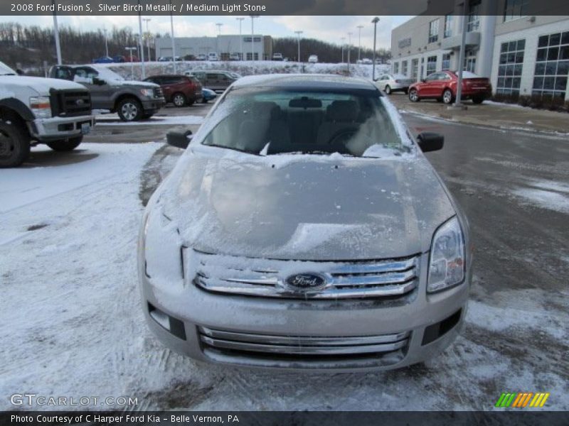 Silver Birch Metallic / Medium Light Stone 2008 Ford Fusion S