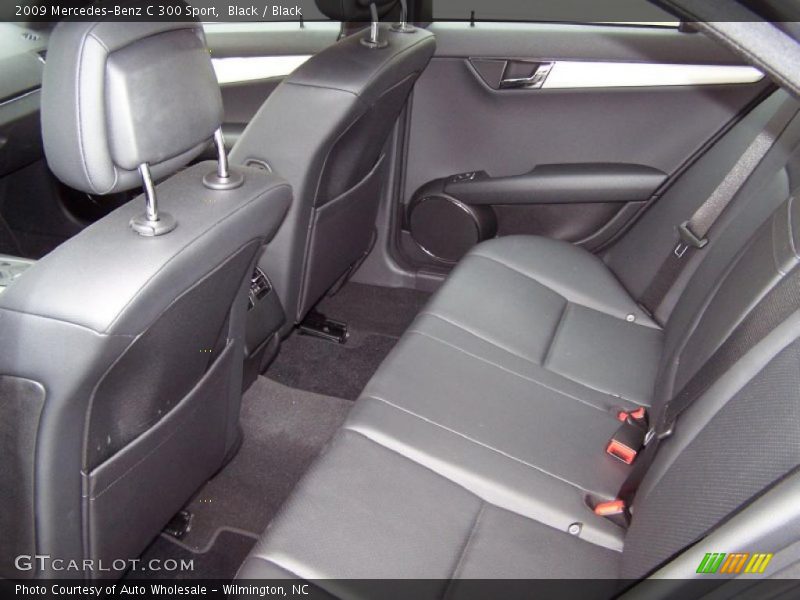 Black / Black 2009 Mercedes-Benz C 300 Sport