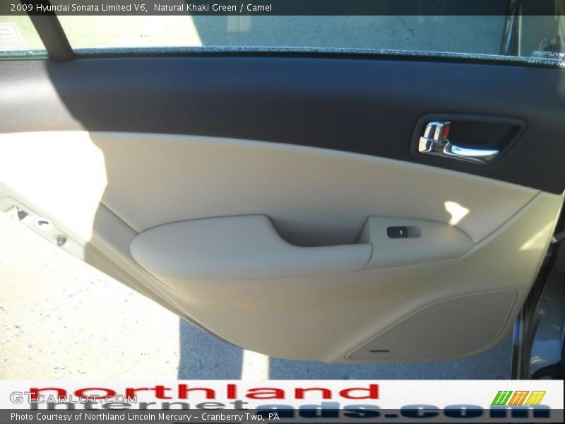Natural Khaki Green / Camel 2009 Hyundai Sonata Limited V6