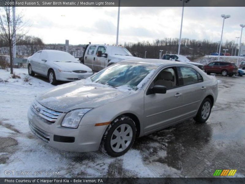 Silver Birch Metallic / Medium Light Stone 2008 Ford Fusion S