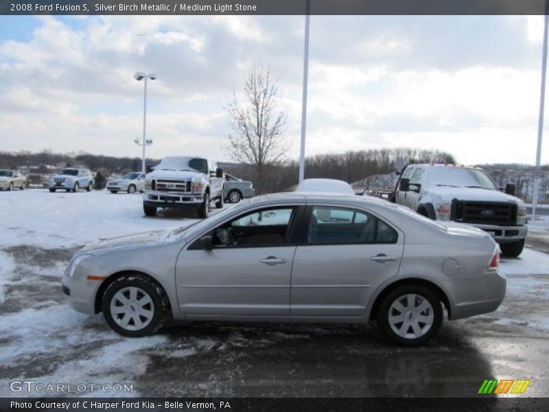 Silver Birch Metallic / Medium Light Stone 2008 Ford Fusion S