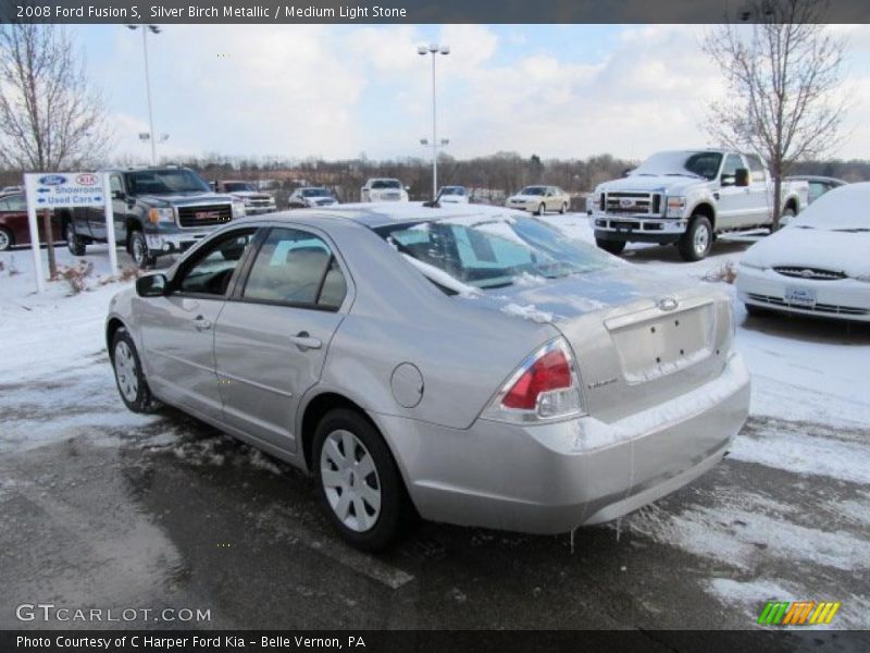 Silver Birch Metallic / Medium Light Stone 2008 Ford Fusion S