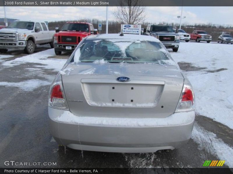 Silver Birch Metallic / Medium Light Stone 2008 Ford Fusion S