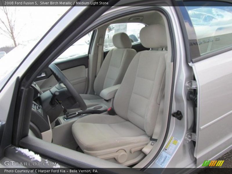 Silver Birch Metallic / Medium Light Stone 2008 Ford Fusion S