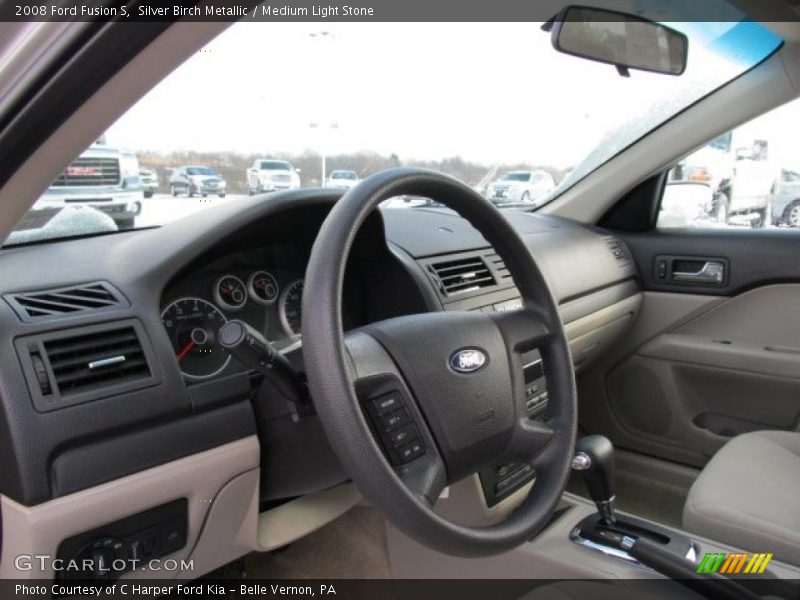 Silver Birch Metallic / Medium Light Stone 2008 Ford Fusion S