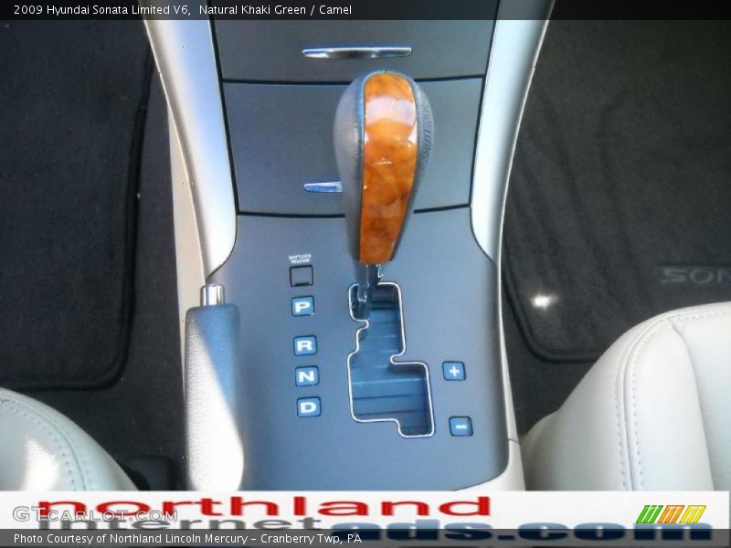 Natural Khaki Green / Camel 2009 Hyundai Sonata Limited V6