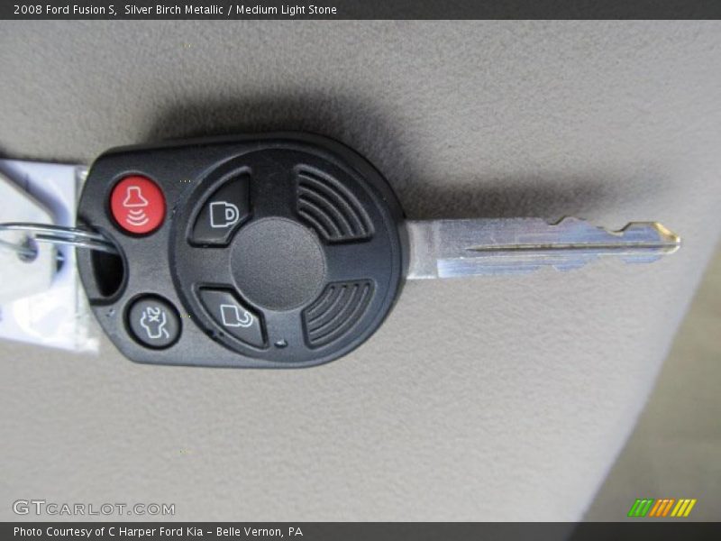 Silver Birch Metallic / Medium Light Stone 2008 Ford Fusion S