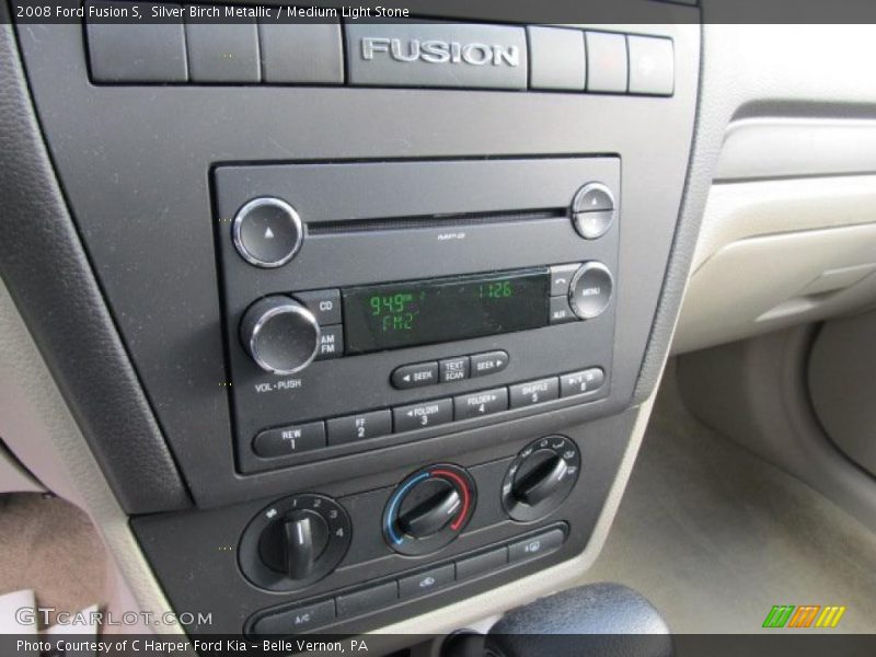 Silver Birch Metallic / Medium Light Stone 2008 Ford Fusion S