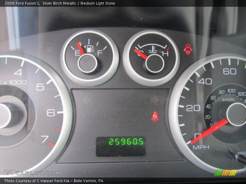 Silver Birch Metallic / Medium Light Stone 2008 Ford Fusion S