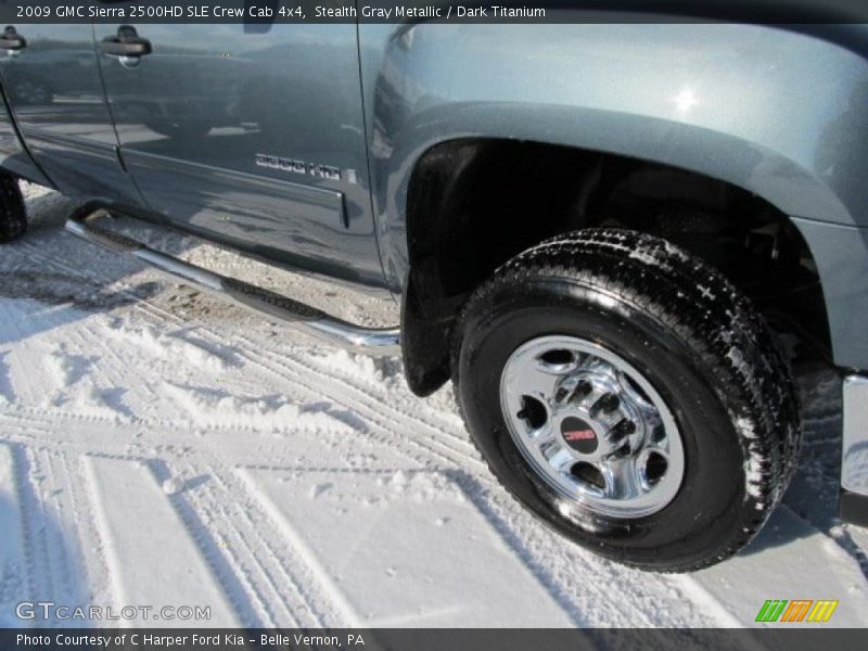 Stealth Gray Metallic / Dark Titanium 2009 GMC Sierra 2500HD SLE Crew Cab 4x4