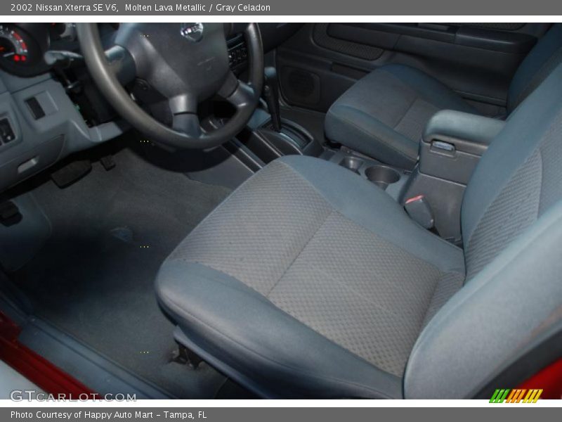 Molten Lava Metallic / Gray Celadon 2002 Nissan Xterra SE V6