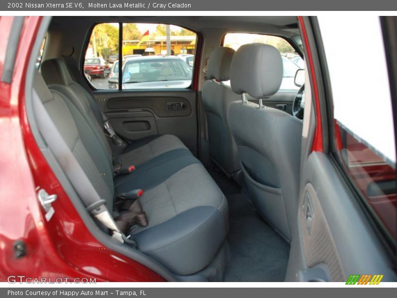Molten Lava Metallic / Gray Celadon 2002 Nissan Xterra SE V6