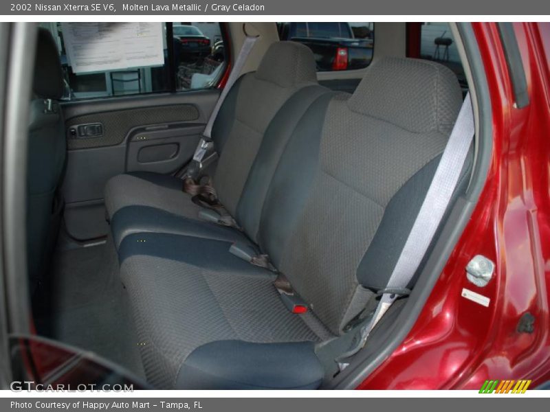 Molten Lava Metallic / Gray Celadon 2002 Nissan Xterra SE V6