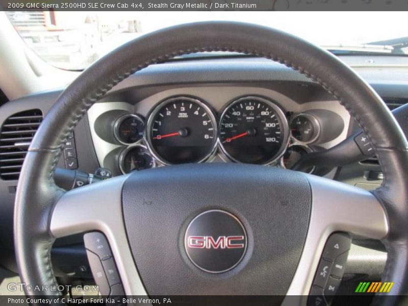 Stealth Gray Metallic / Dark Titanium 2009 GMC Sierra 2500HD SLE Crew Cab 4x4