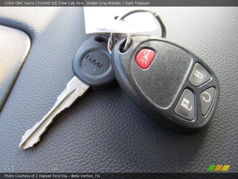 Stealth Gray Metallic / Dark Titanium 2009 GMC Sierra 2500HD SLE Crew Cab 4x4